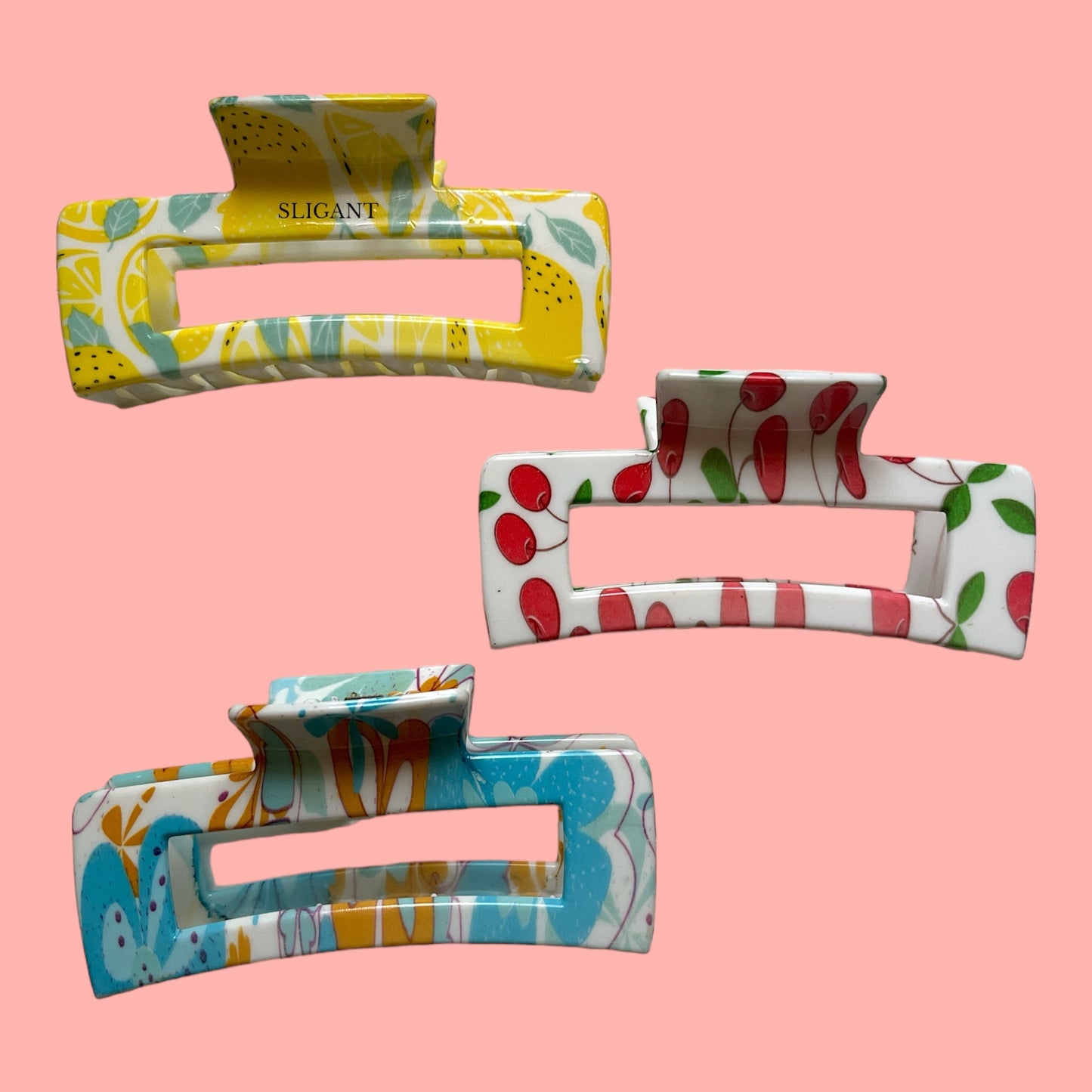 JELLY LARGE HAIR CLAW CLIP SET