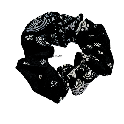 BANDANA STYLE HAIR SCRUNCHIES-3 PACK