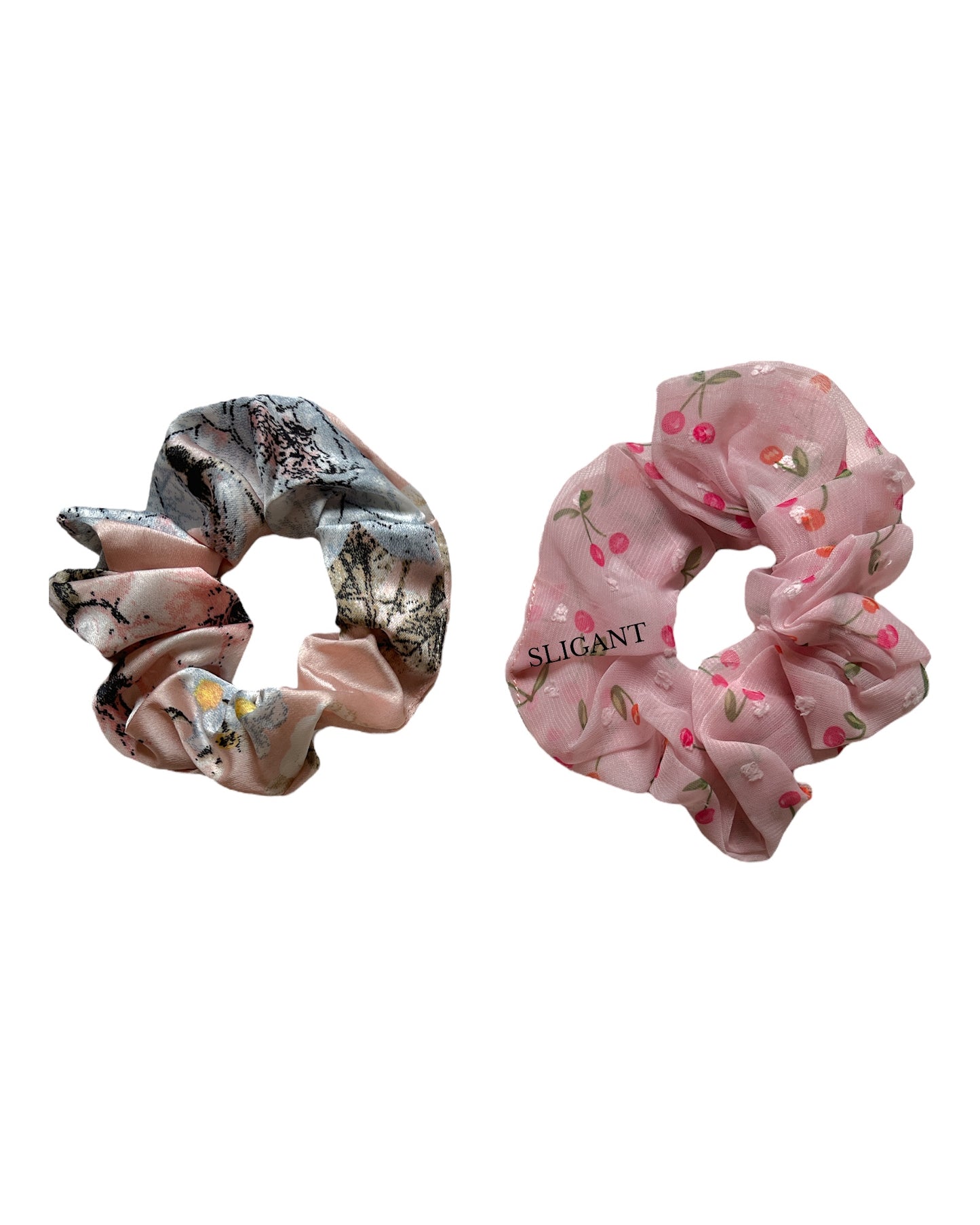 PINK HAIR CLAW CLIP & SCRUNCHIE SET