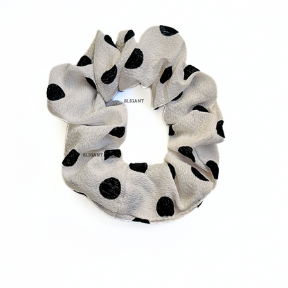 MULTI POLKADOT  HAIR SCRUNCHIES-3 PACK